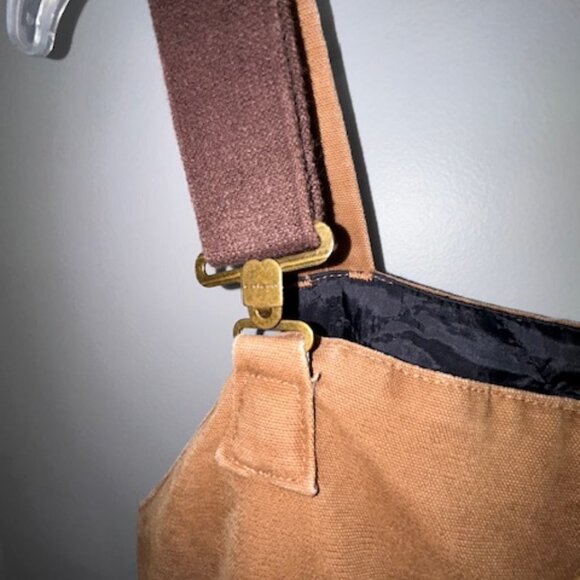 Carhartt Duck Canvas Insulated Overalls Women 8X32 Quilted Lining - Picture 8 of 9